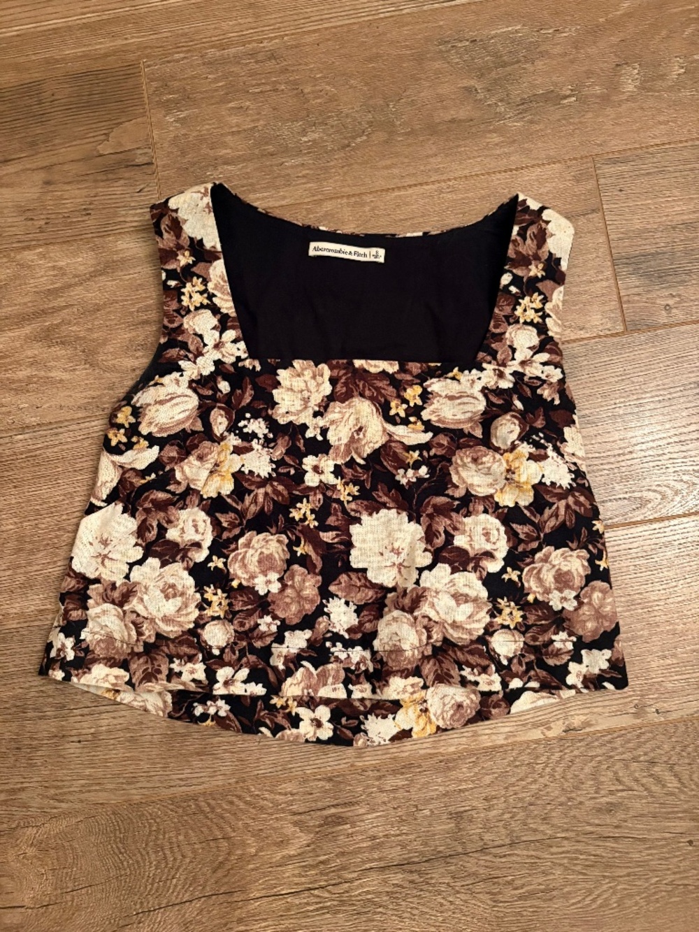 Abercrombie linen floral tank